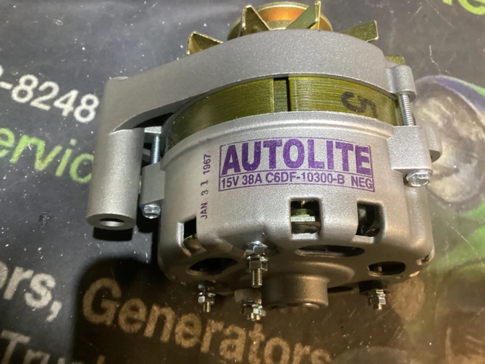 1967 MERCURY COMET  390 ci    WITH SMOG PUMP ALTERNATOR C6DF-10300-B - Image 2 of 4