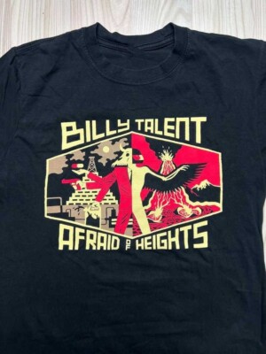 Billy Talent afraid of Heights Tour all Size 2side t-shirt KK849