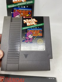 Ninja Kid (Nintendo NES) 5 screw hangtab Complete in Box cib Ships Fast