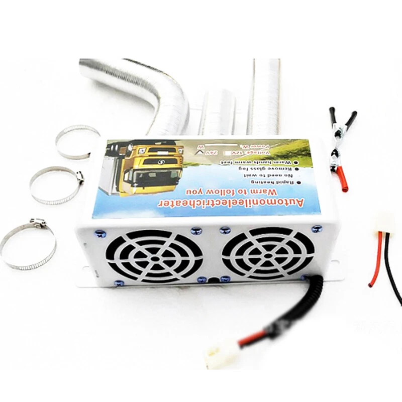 3 Hole 24V 800-1000W Electric Car Heater Heating Fan Defogger Defroster Demister - Image 2 of 4