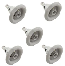Hot Tub Basics | Spa Jet Inserts 5" Face Gray Nozzle Power Storm 212-7639 5PK