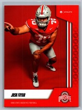 2023 ONIT Athlete Ohio State Buckeyes Josh Fryar #109 Red Parallel Series