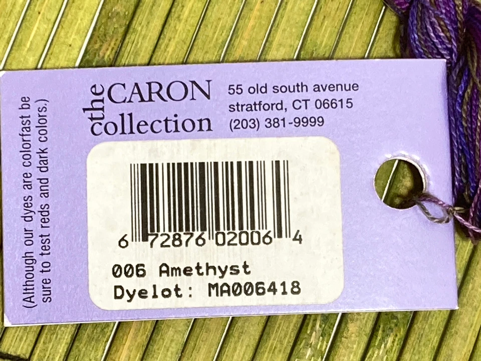 Caron Wildflowers Cotton Floss Hand Dyed 36 Yards Amethyst NEW USA - Image 3 of 3