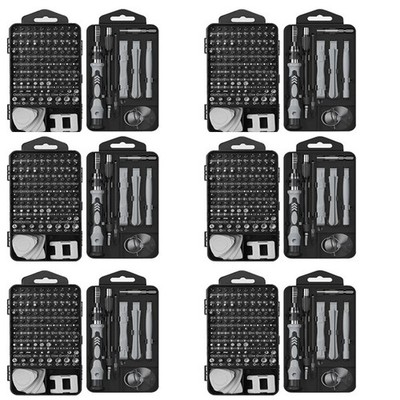 6PCS Precision Screwdriver Set Mini 138 in1 Multi-function Magnetic Repair Tool
