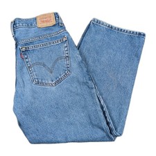 Levi's 550 Boy's Husky Relaxed Fit Jeans Sz 12H 30X27 Blue Medium Wash