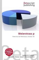 Lambert M. Surhone (U. A.) | Weierstrass P | Taschenbuch | Englisch (2026)