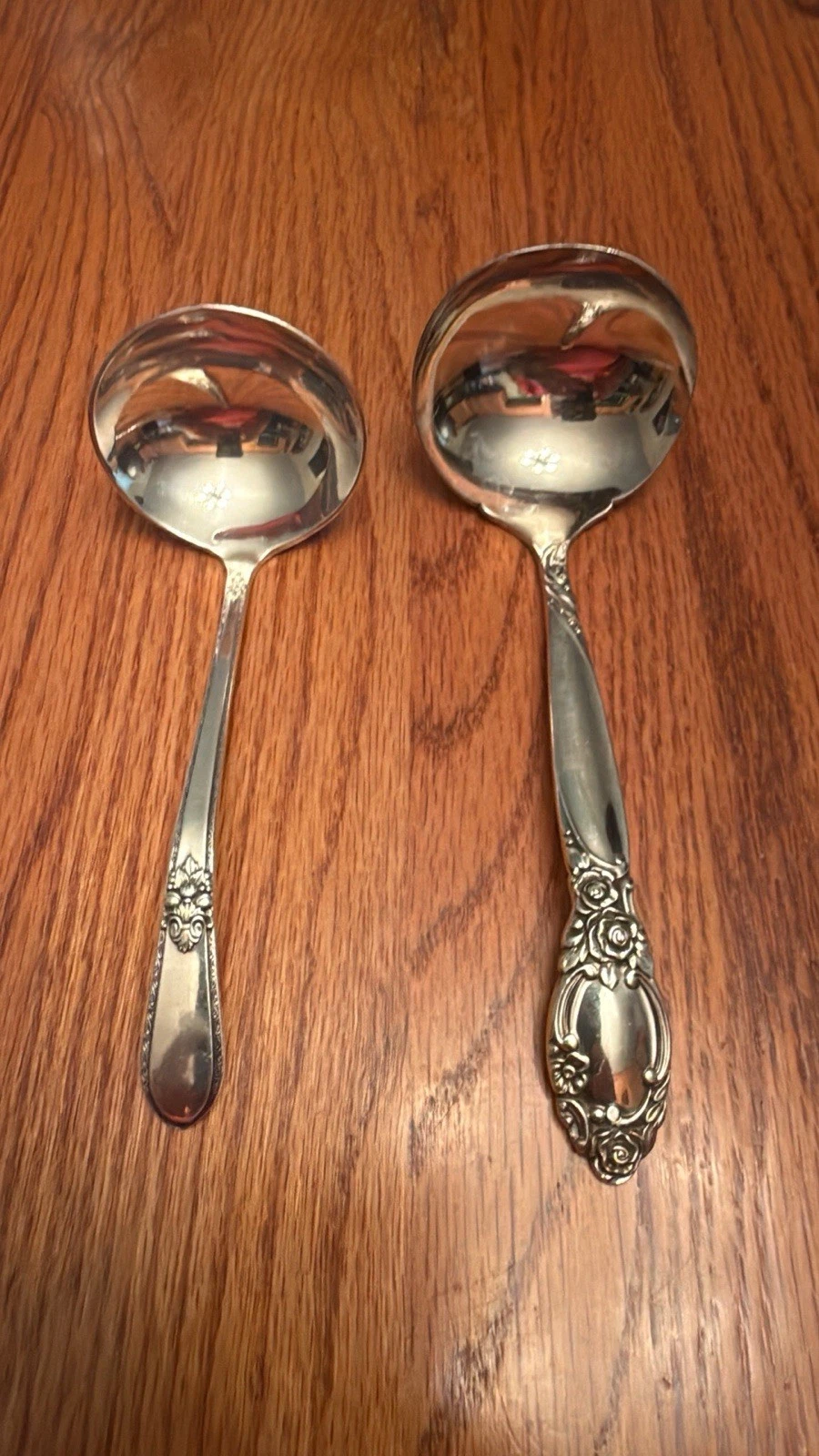 Vintage Silverplate Gravy Ladle Lot WM Rogers Adoration Community Ballad