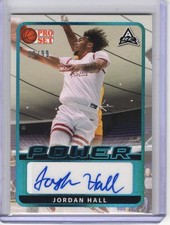 2021-22 LEAF PRO SET POWER JORDAN HALL ROOKIE/RC AUTO #32/99