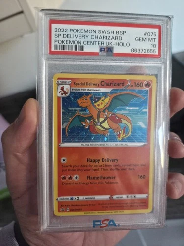 Special Delivery Charizard SWSH075 Black Star Promo PSA 10