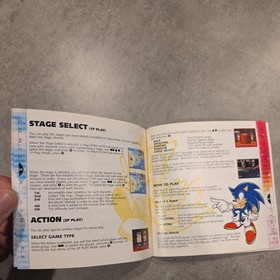 Sonic Adventure 2 Sega Dreamcast Instruction Manual Booklet ONLY THE MANUAL