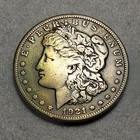 1921 S Morgan Silver Dollar,  San Francisco Mint, 90% Silver US Coin