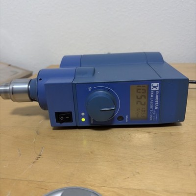 IKA Eurostar PDVS1 Digital Overhead Stirrer 115V 50-2000 RPM EUC Works