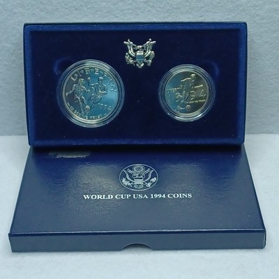 World Cup USA 1994 Commemorative Coins Uncirculated With Box No