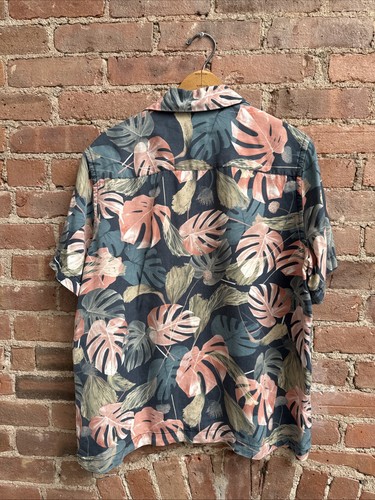 Saturdays NYC Herren Camp Shirt, Größe M, Tencel - Bild 7 von 8