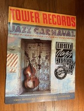 Vintage TOWER RECORDS 1994 Jazz Carnaval Promo Catalog