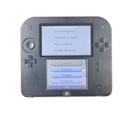 Nintendo 2DS Launch Edition Red & Black Handheld System Console GRADE B