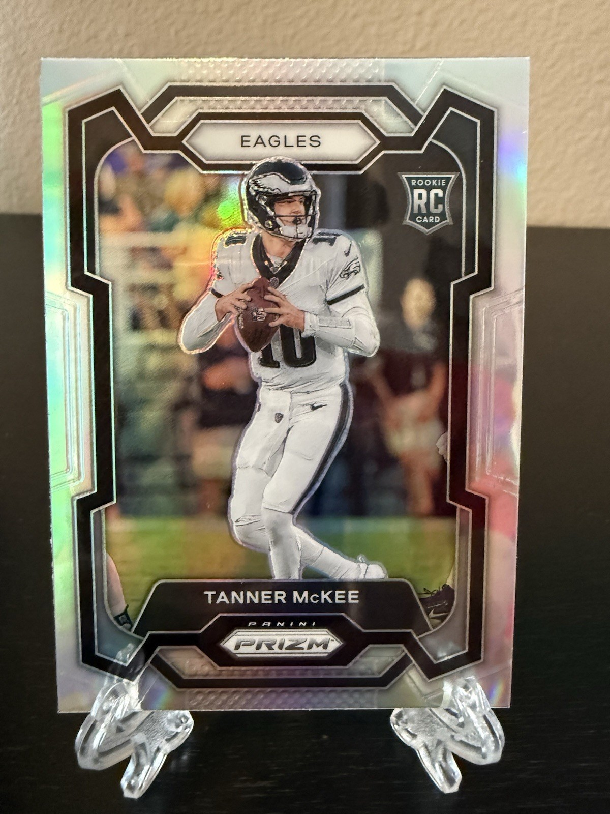 2023 Panini Prizm - Rookies Tanner McKee #383 Silver Prizm (RC)