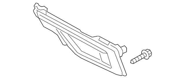 Marco de faro antiniebla para Hyundai Sonata 2015-2017 (P/N 86522-C1200-SCR)