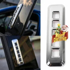 Chrome Door Secret Code Lock Button Key Trim Cover Frame Fit Ford F150 2015-2023
