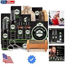 Beard Kit for Men with Beard Wash, Beard Conditioner, Beard Oil, Beard Balm, ...