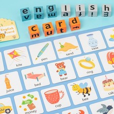 Holz-Alphabet-Blöcke ABC-Blöcke Pädagogisch Für Kleinkinder