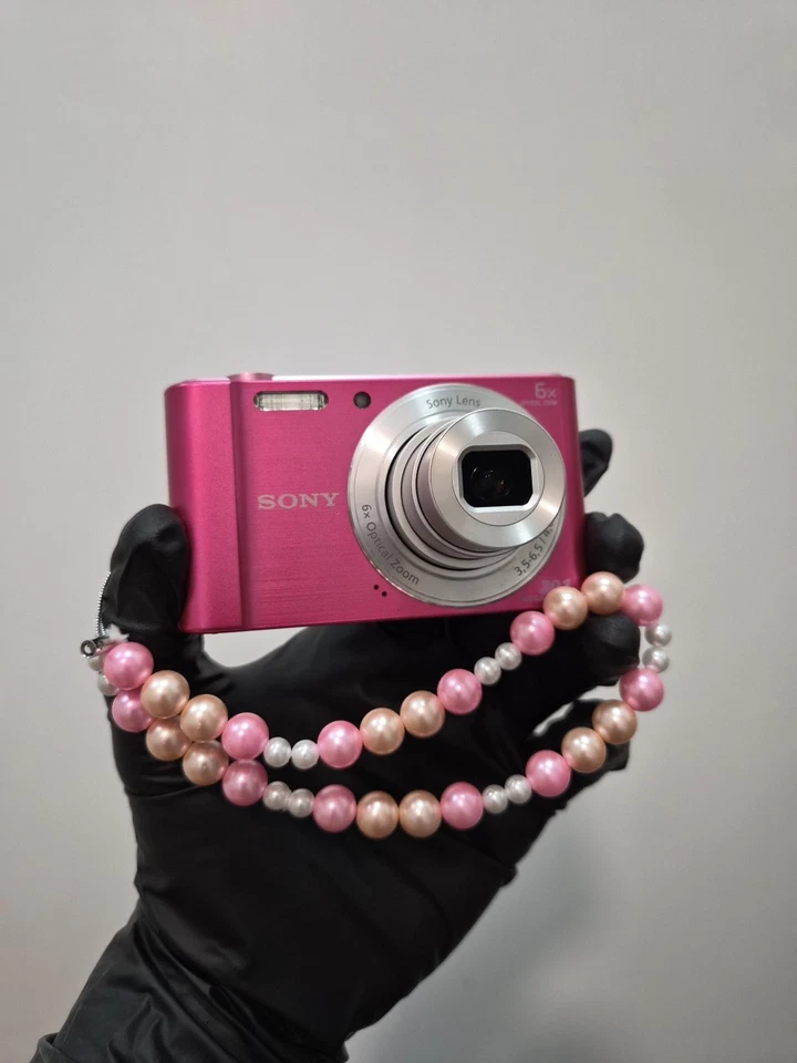 Sony Cyber-shot DSC-W810 20.1MP 6X Compact Digital Camera Pink MINT Read Notes - Image 3 of 4