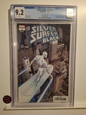 CGC 9.2 Silver Surfer Black # 1 Zeck Variant Cover Marvel Comics 2019