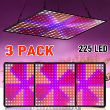 3 Sets 8500W LED Grow Light Panel Full Spectrum Lamp for Indoor Plant Veg Flower