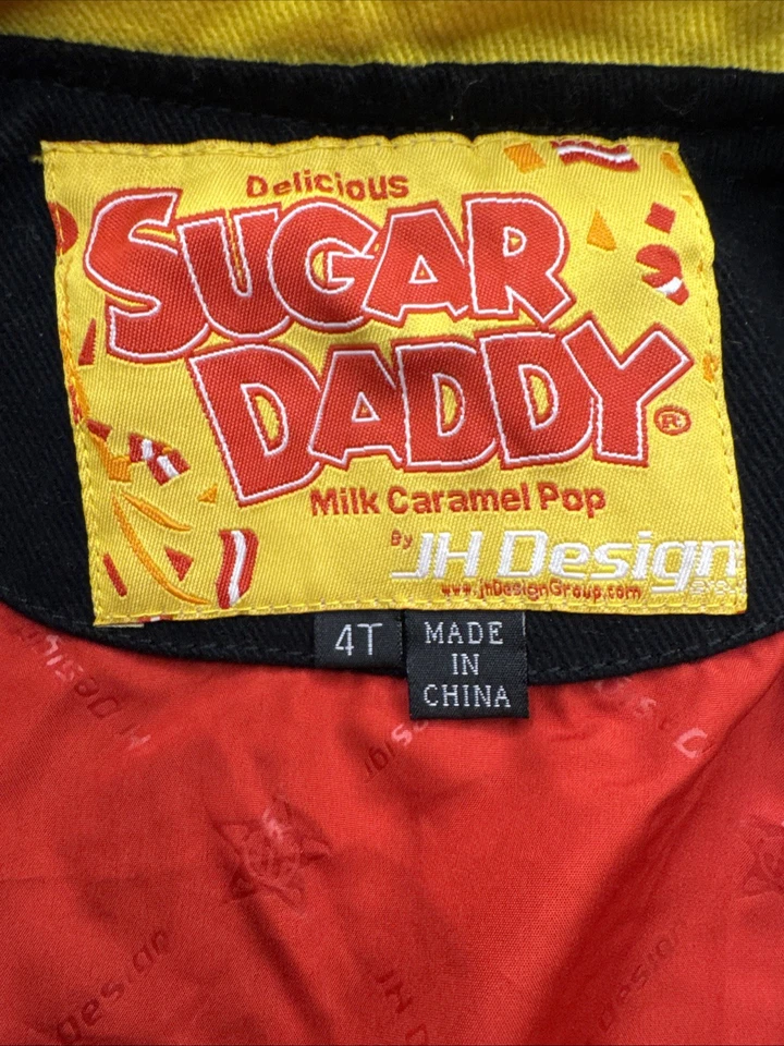 Chaqueta de Colección JH Designs Sugar Babies Niño Pequeño 4T Sugar Daddy Bordada A Presión Foto 4 de 4