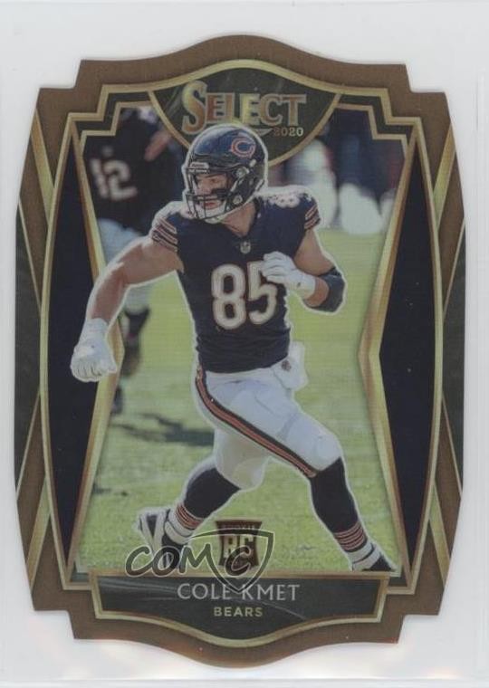 2020 Panini Select Premier Level Copper Prizm Die-Cut 20/355 Cole Kmet #174 11pe