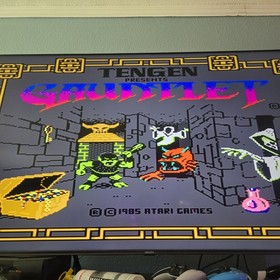 Gauntlet (NES, 1987) Tengen Cleaned, Tested, Working Authentic Nintendo