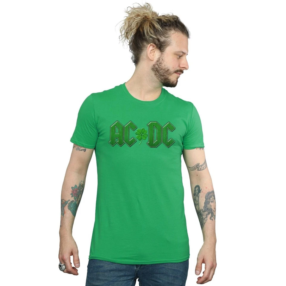 AC/DC  Camiseta Trébol para Hombre (BI7394) - Imagen 2 de 3