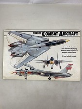 VTG 1984 MODERN COMBAT AIRCRAFT POSTER BOOK BY CRESCENT ARTWORK KEITH FRETWELL