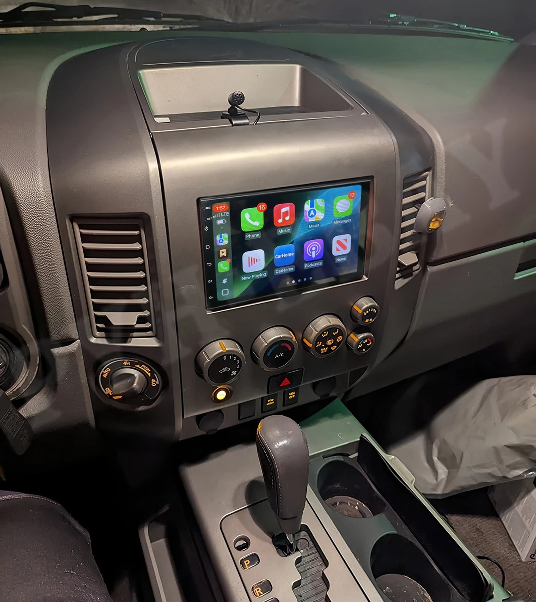 Tapa de luneta para panel de instrumentos compatible con Nissan Titan, Armada 2004 2005 2006 Reemplazo 68240-7S000