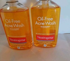 4x Neutrogena Oil- Free Acne Face Wash 9.9fl Oz New Unopened