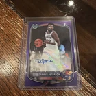 2025-26 Topps Bowman Chrome Darryn Peterson Auto CPA-DP Purple /250 Kansas
