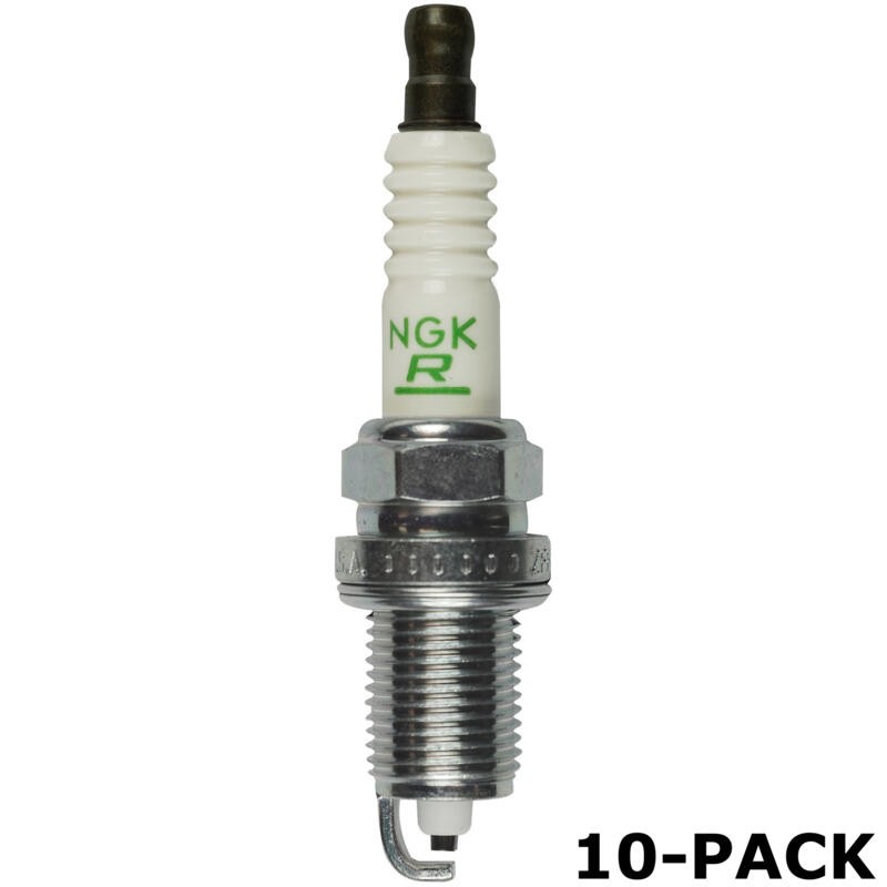 NGK Spark Plug 6987 10-PACK V-Power ZFR6F-11G 14mm Copper/Nickel, Flat, 6