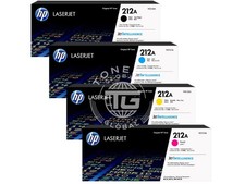 HP 212A Toner Cartridge Set W2120A, W2121A, W2122A, W2123A