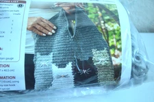 Mary Maxim (CATS) Whisker Wishes Bag 14.5" X 16" Crochet Kit #95731---NEW