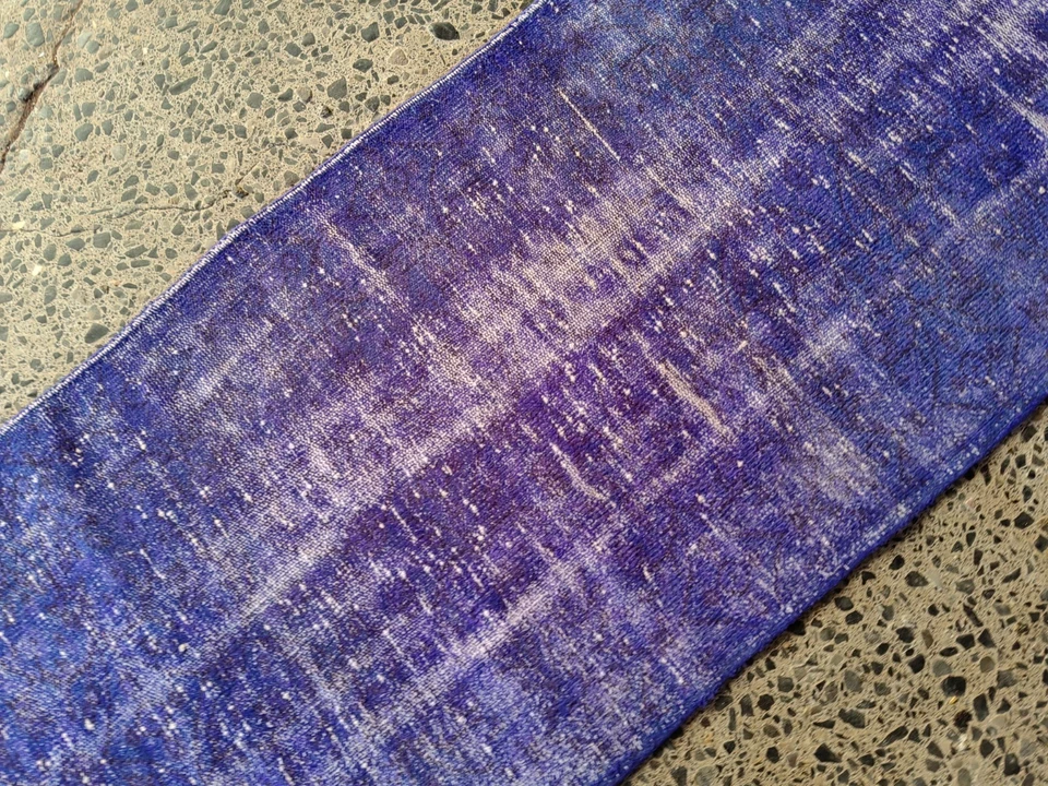 2.6x8.7 ft Turkish Antique runner Bohemian Runner rug Oushak rug Vintage Runner - Image 4 of 4