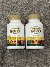 “Lot Of 2”  Nature's Plus Source of Life, Gold Tablets 90ct “180 Total”