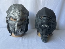 Rubies Costume Co Alien Vs Predator Mask Lot Of 2 2002 2007
