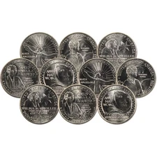 2022 P&D American Women Quarter 10 Coin Set Uncirculated