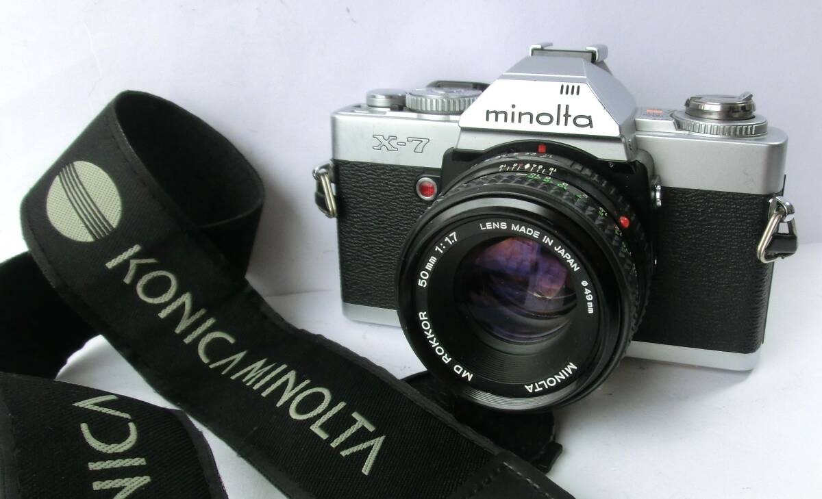 □[Silver salt] Minolta X-7 body + lens MD ROKKOR 50mm f1.7 | eBay
