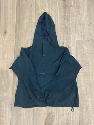 Vintage Columbia Sportswear Hooded Pullover Anorak In Teal Green Men s Size XL