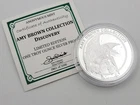 AMY BROWN .999 Proof Silver 1ozt Round, Fairytale Fairy Dragon #0972 COA