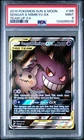 2019 POKEMON SUN & MOON TEAM UP #165 FULL ART/GENGAR & MIMIKYU GX PSA 9