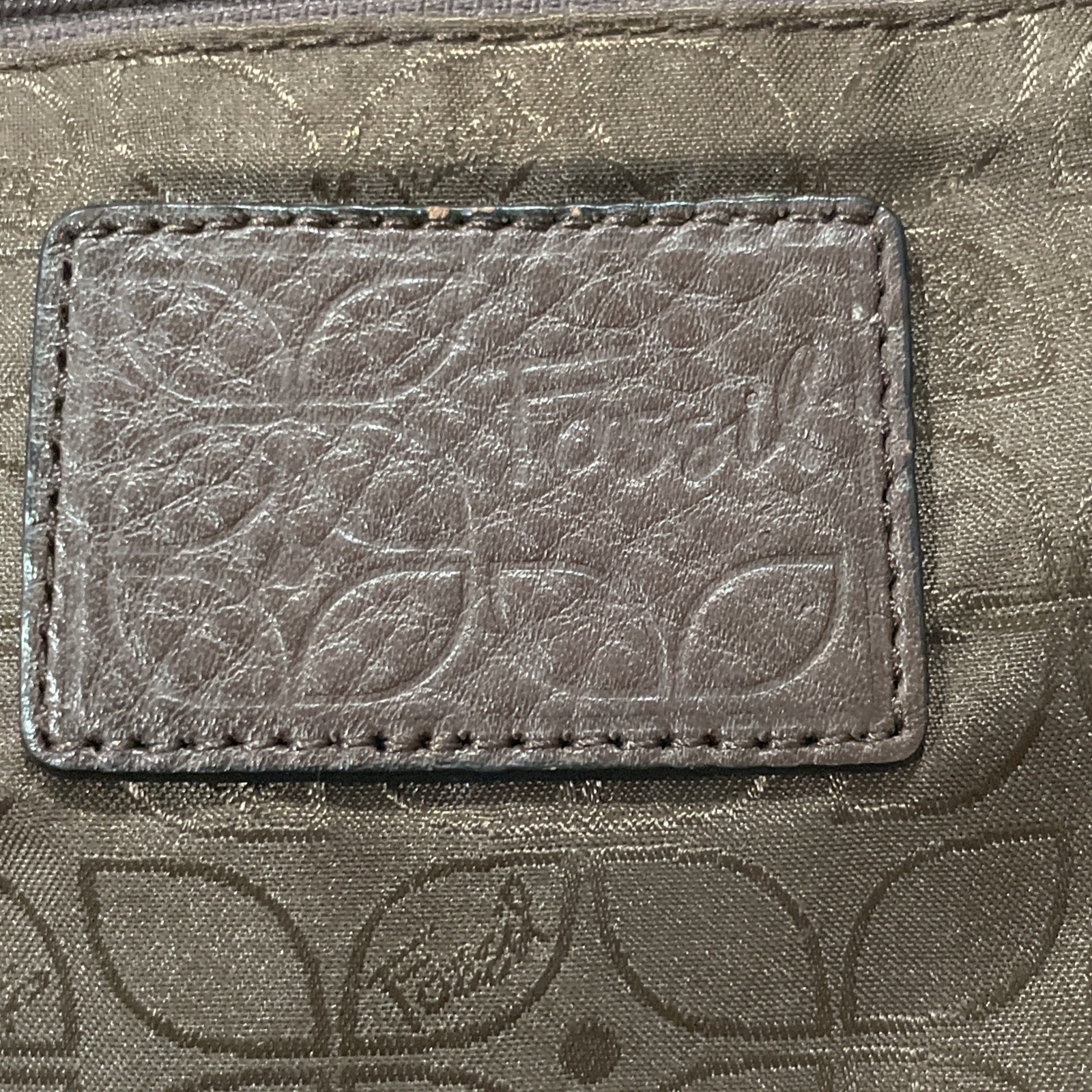 Fossil Striped Patchwork Leather Patchwork Crossb… - image 9