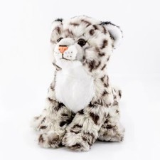 New SNOW LEOPARD 22cm Stuffed Animal Plush Toy