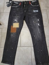 Jeans skater uomo DSquared2 effetto spruzzato effetto invecchiato taglia 40/56